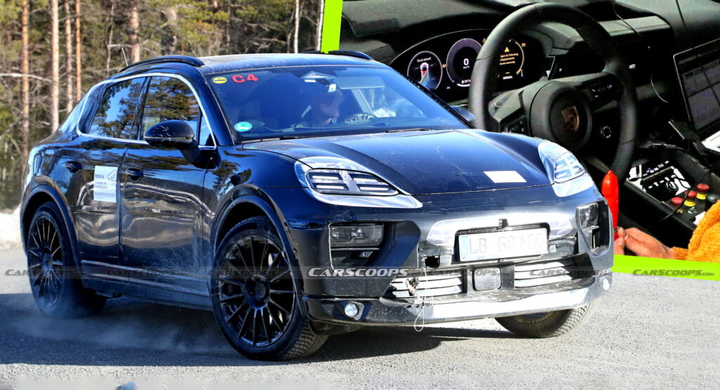  Get Your Best Look Yet At The 2023 Porsche Macan EV And Its Interior