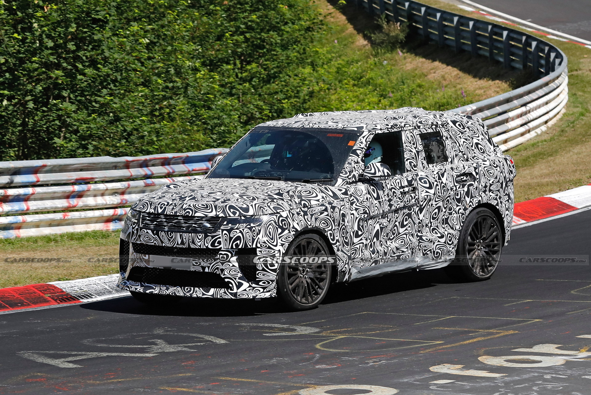 Range Rover Sport SVR Shows Off Angry-Looking Bodywork In Latest Spy Shots