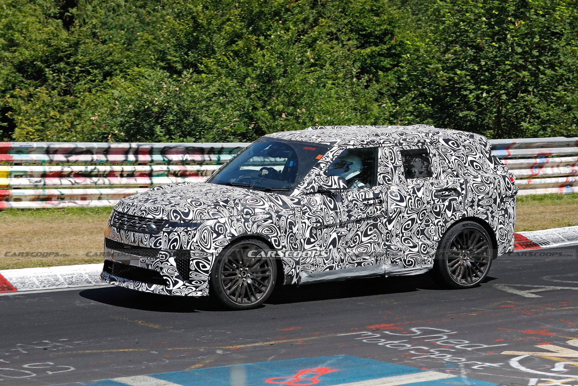 Range Rover Sport SVR Shows Off Angry-Looking Bodywork In Latest Spy Shots