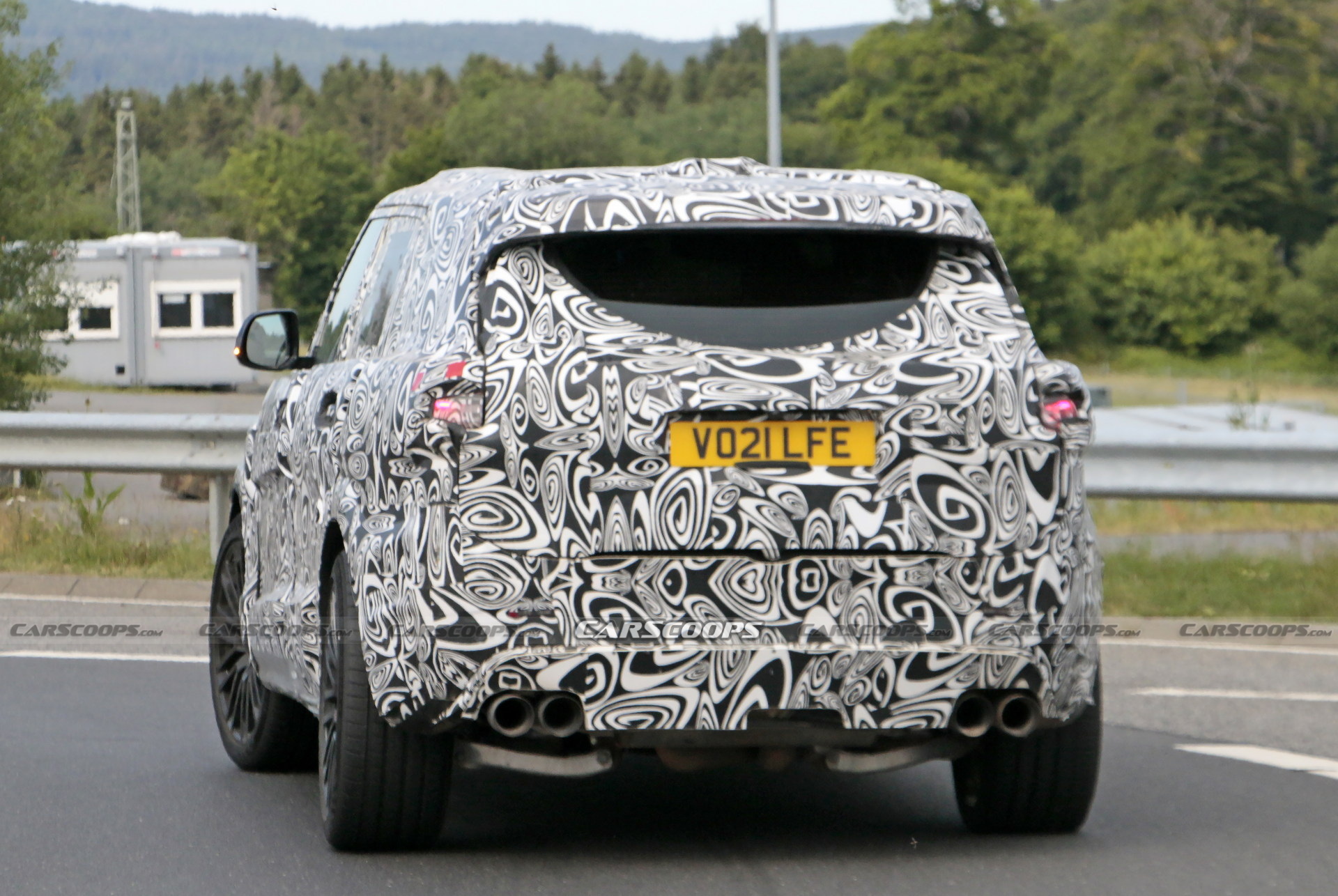 Range Rover Sport SVR Shows Off Angry-Looking Bodywork In Latest Spy Shots