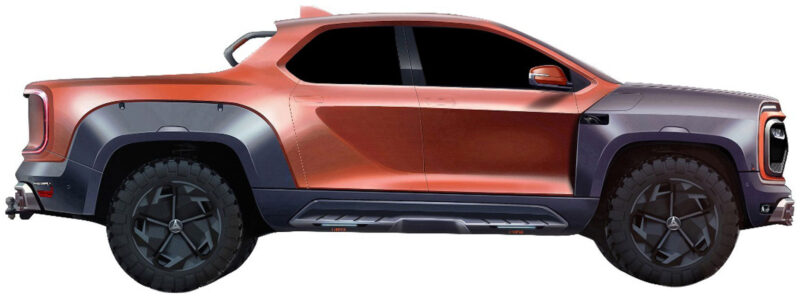 The Latest Sany Electric Pickup Truck Isn’t Afraid Of Standing Out