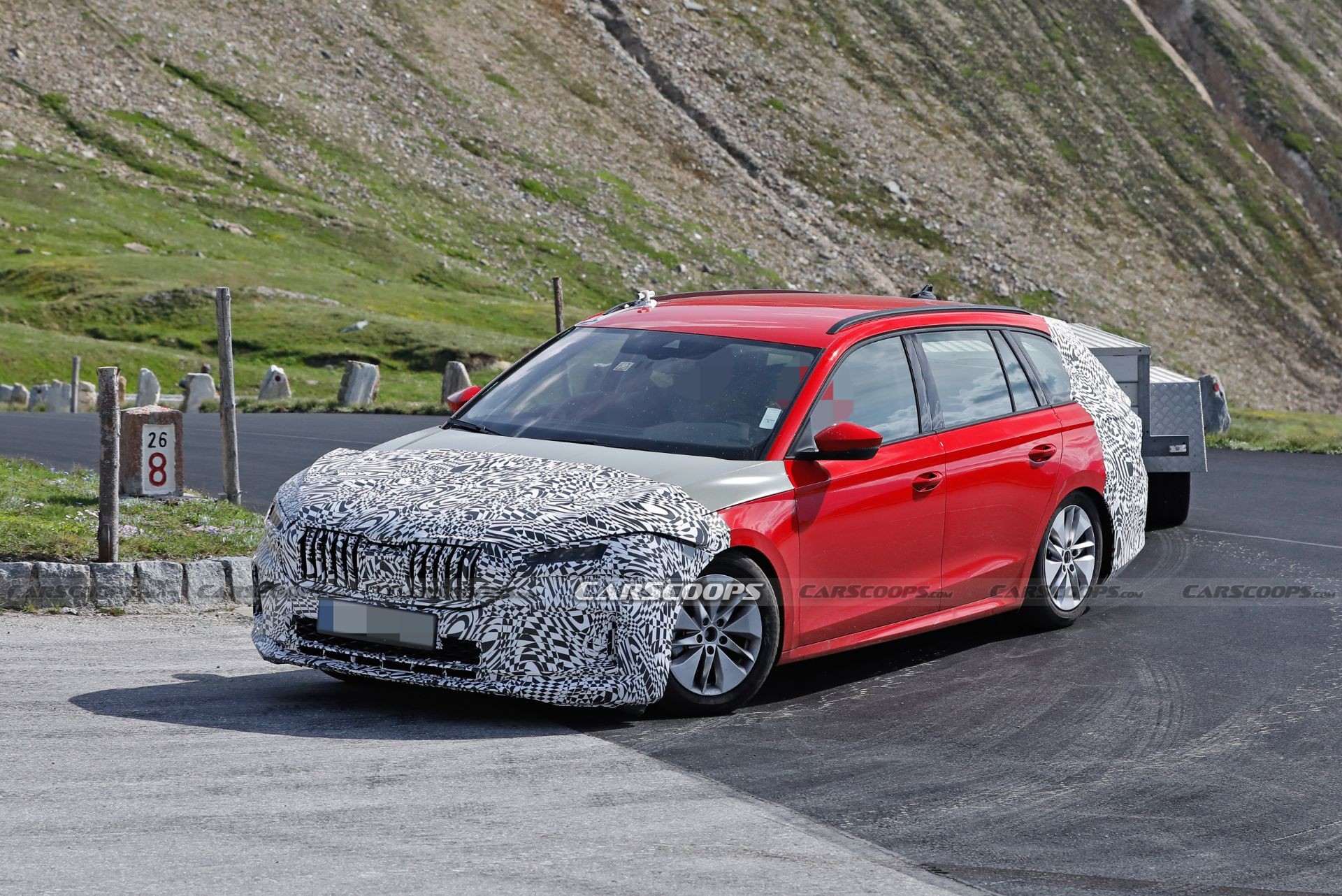 Skoda Octavia Facelift Makes Its Spy Debut