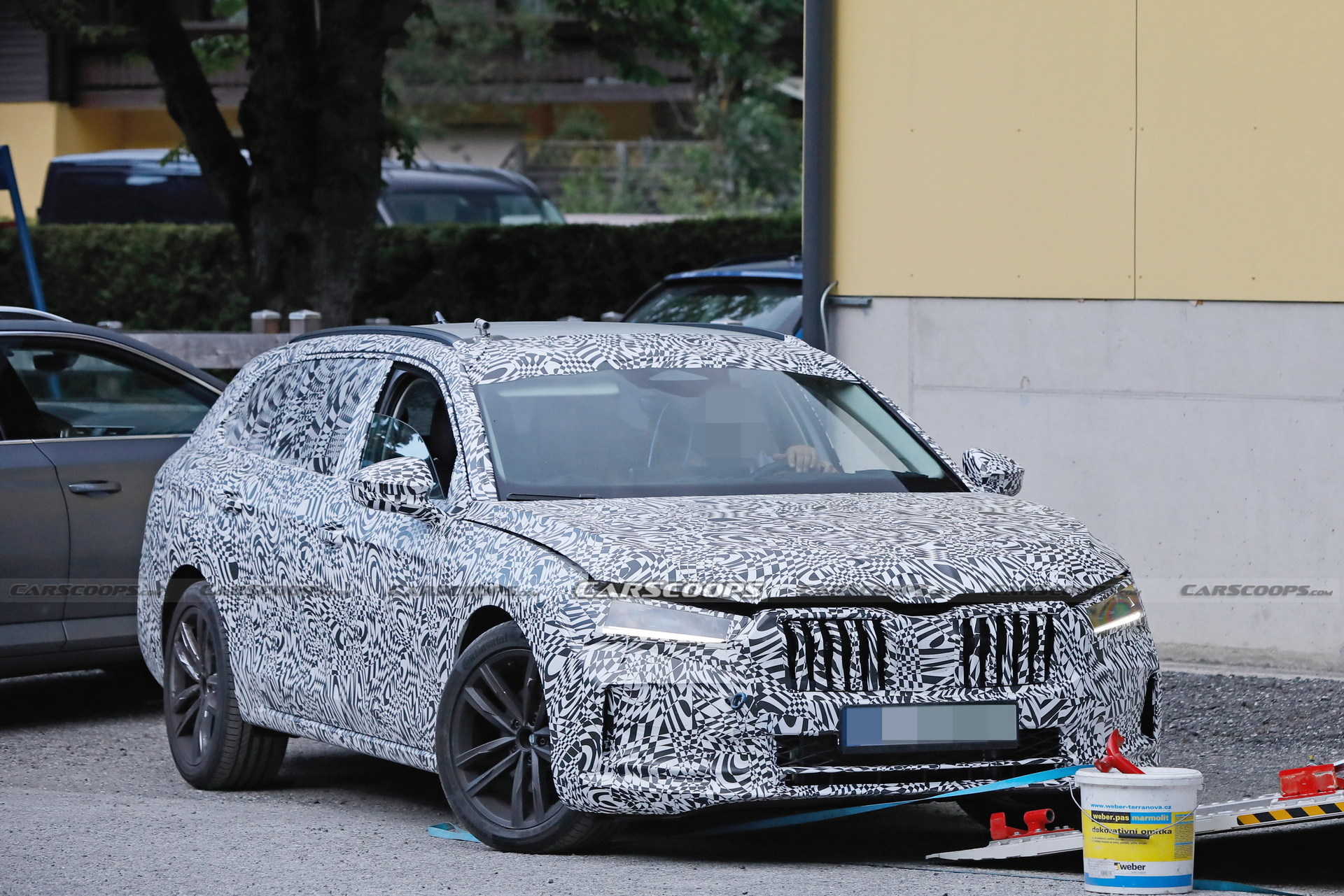 2023 Skoda Superb Combi Spied Wearing Final Production Body