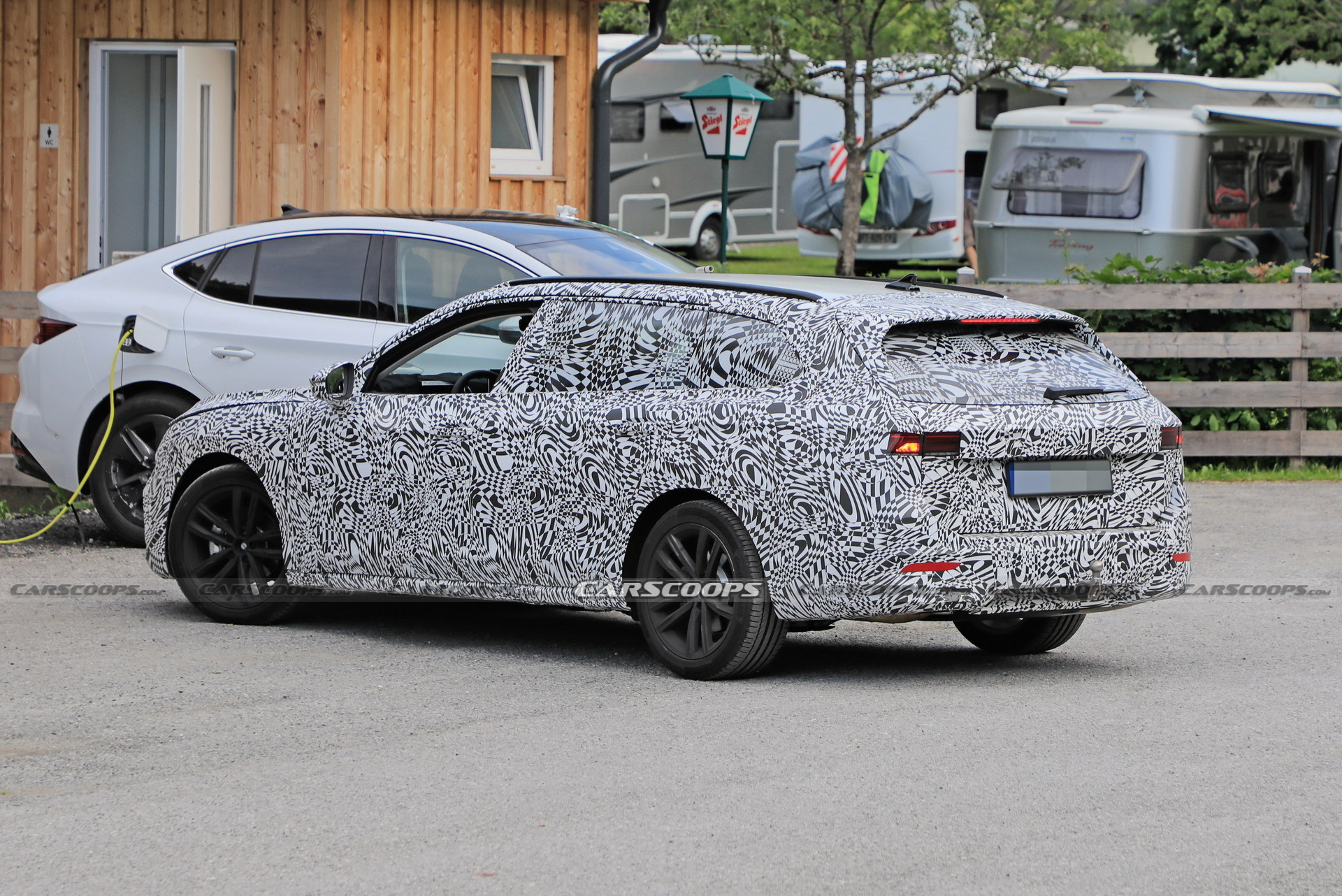 2023 Skoda Superb Combi Spied Wearing Final Production Body