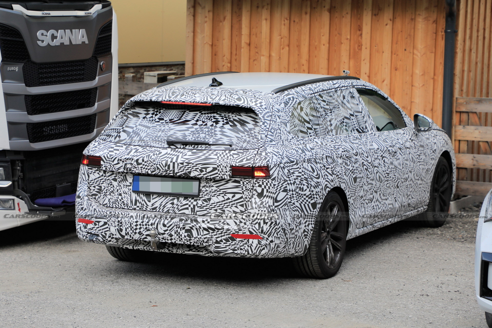 2023 Skoda Superb Combi Spied Wearing Final Production Body