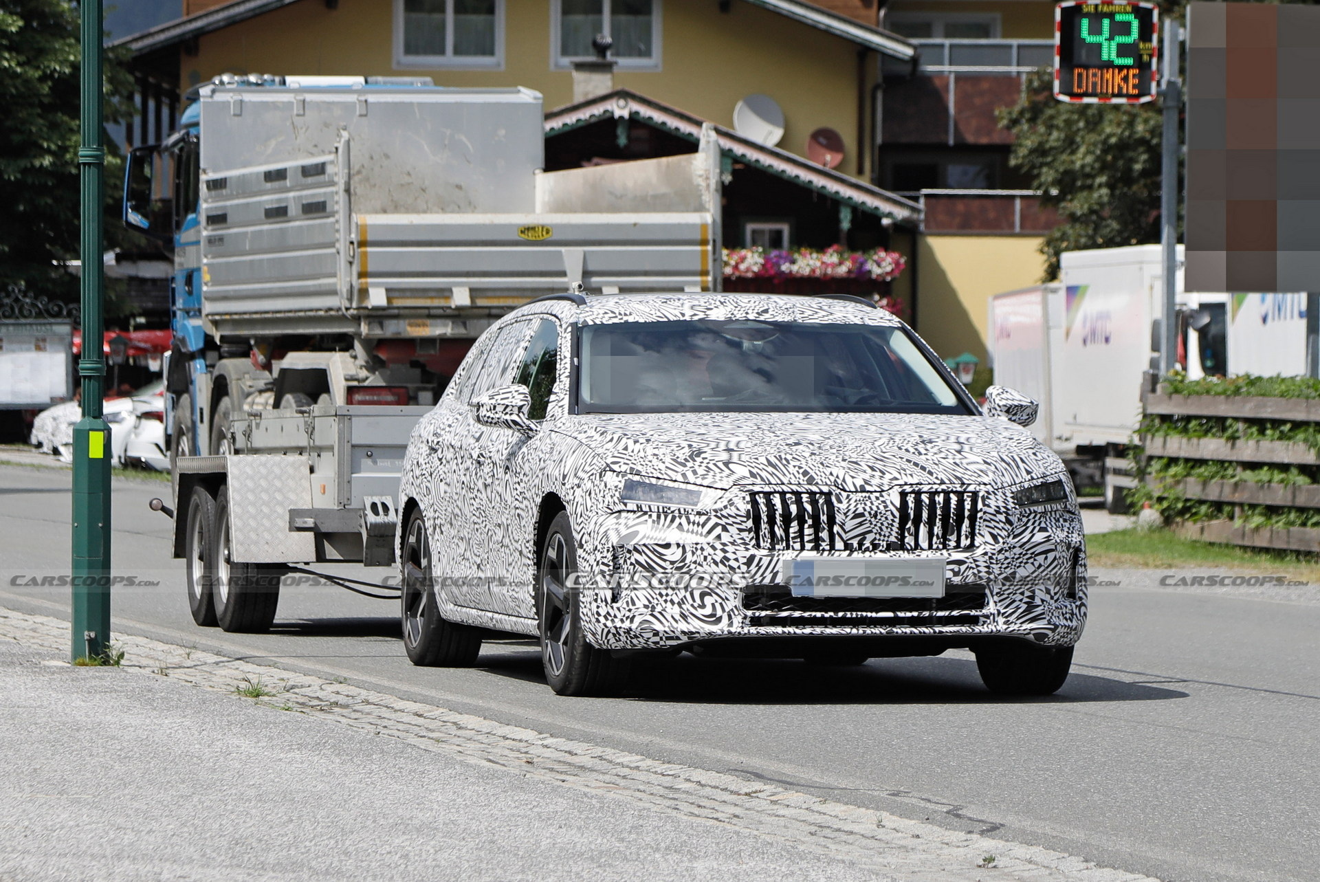 2023 Skoda Superb Combi Spied Wearing Final Production Body