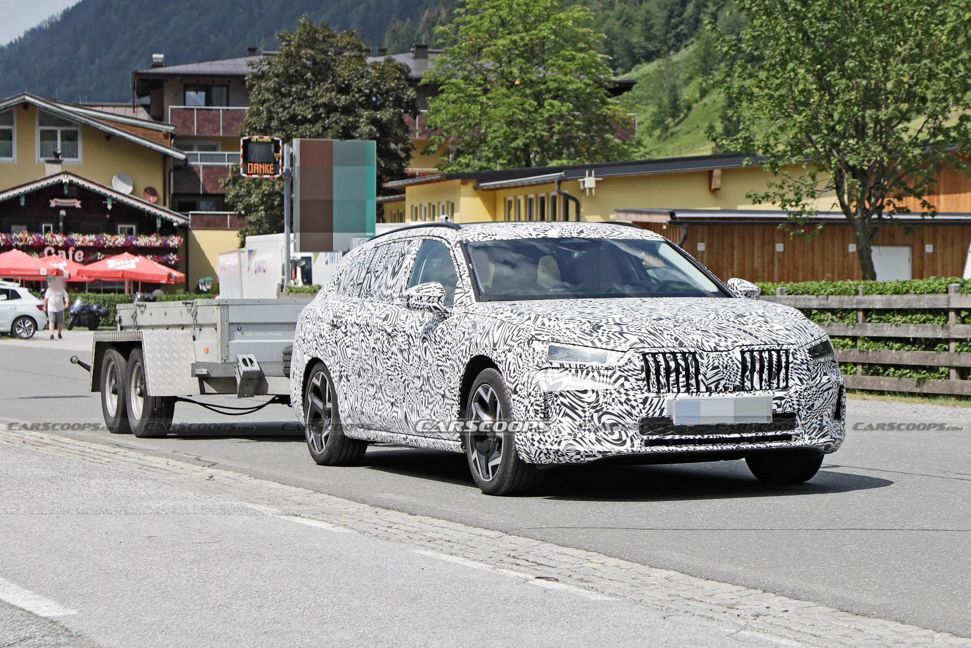 2023 Skoda Superb Combi Spied Wearing Final Production Body