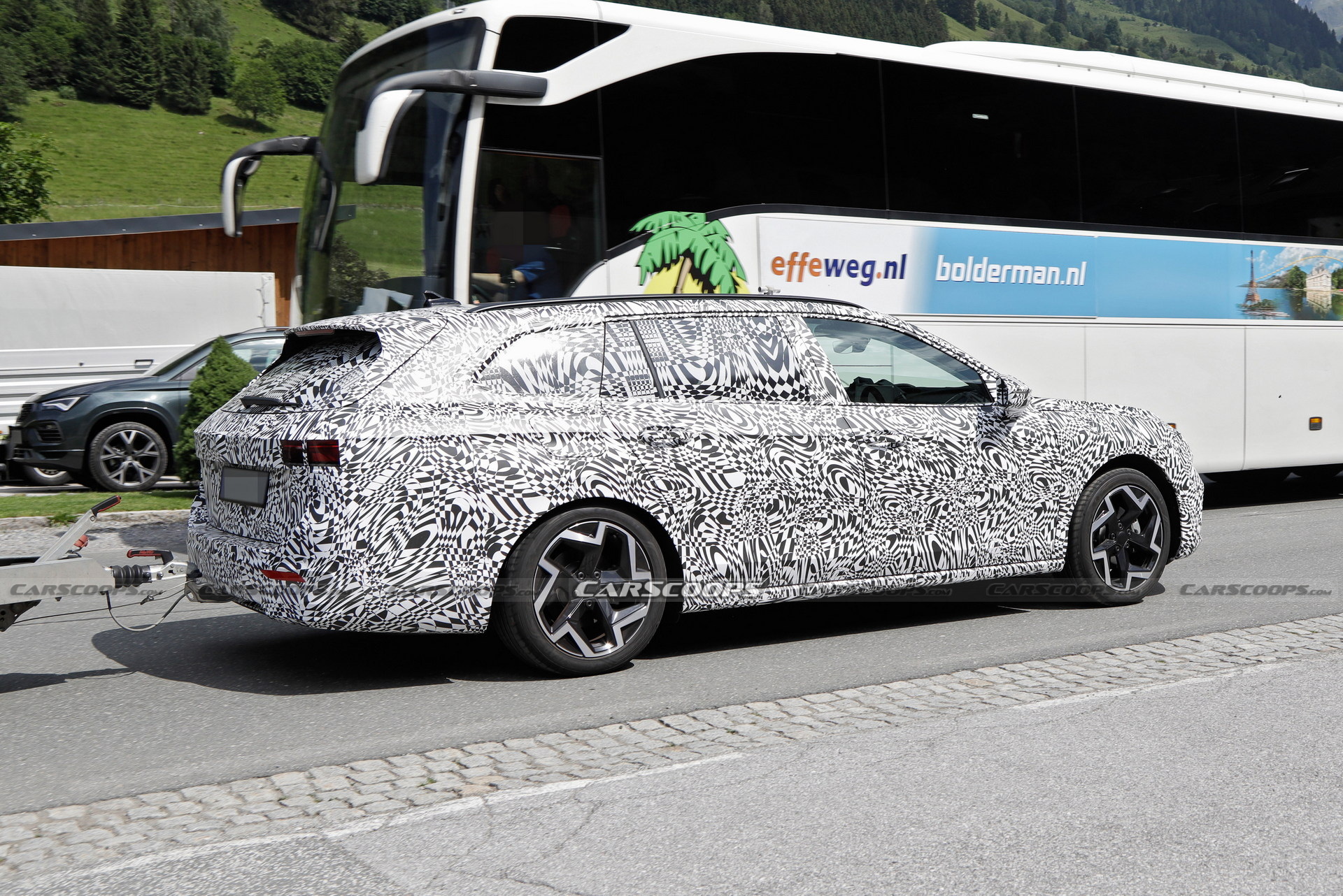 2023 Skoda Superb Combi Spied Wearing Final Production Body