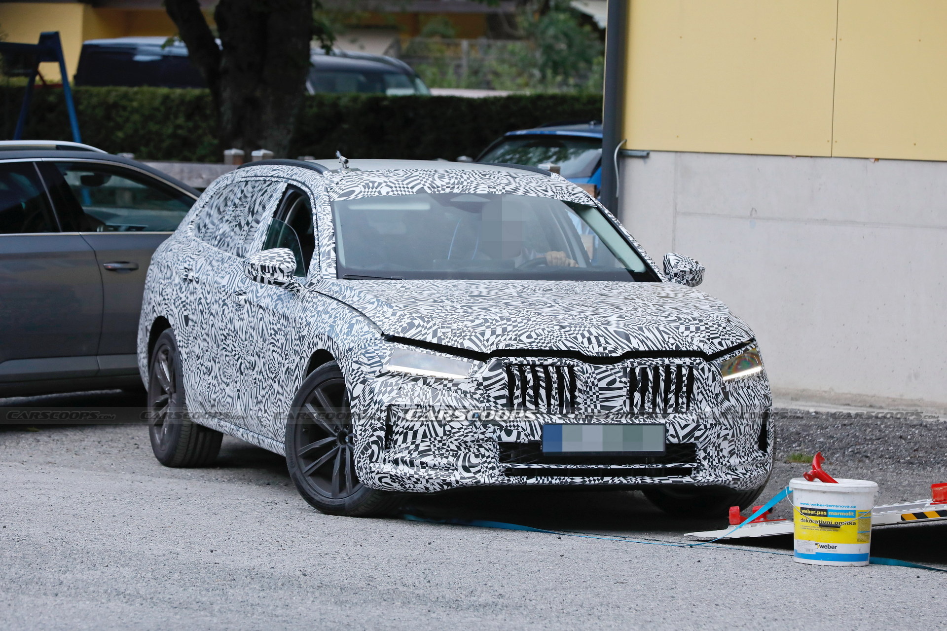 2023 Skoda Superb Combi Spied Wearing Final Production Body