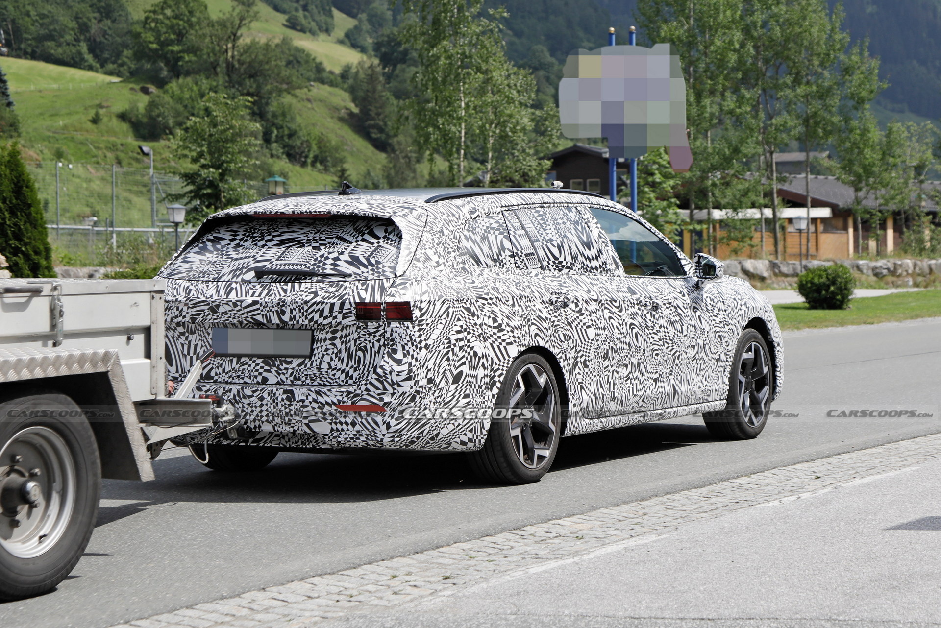 2023 Skoda Superb Combi Spied Wearing Final Production Body