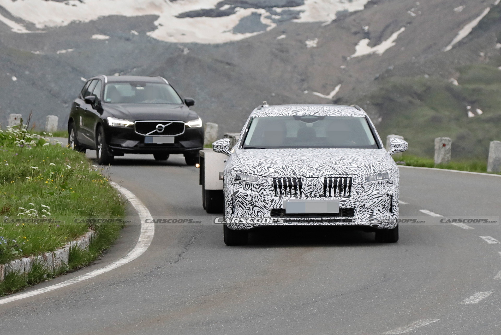 2023 Skoda Superb Combi Spied Wearing Final Production Body