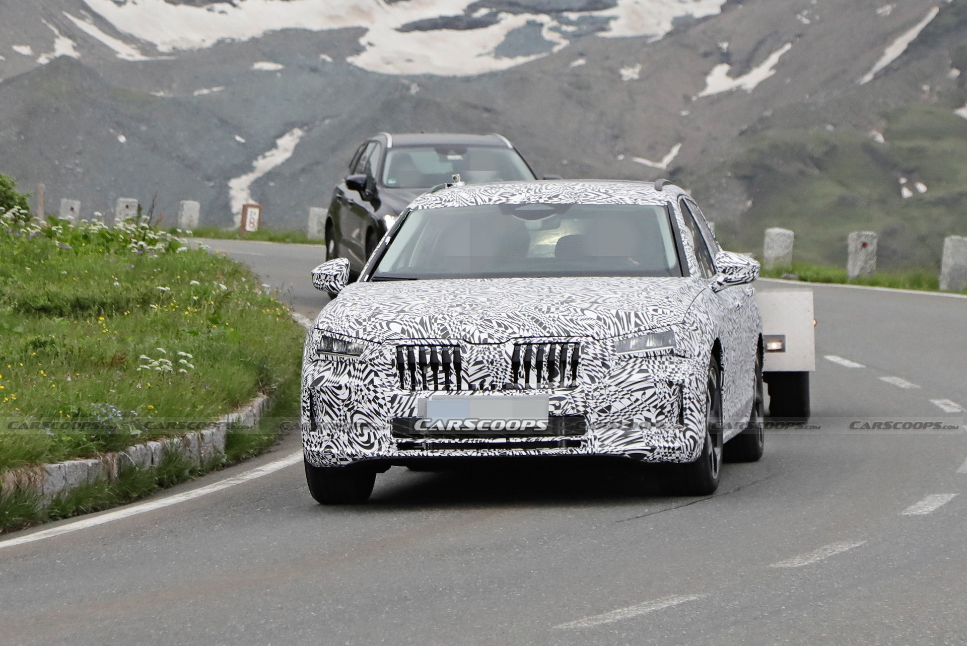 2023 Skoda Superb Combi Spied Wearing Final Production Body