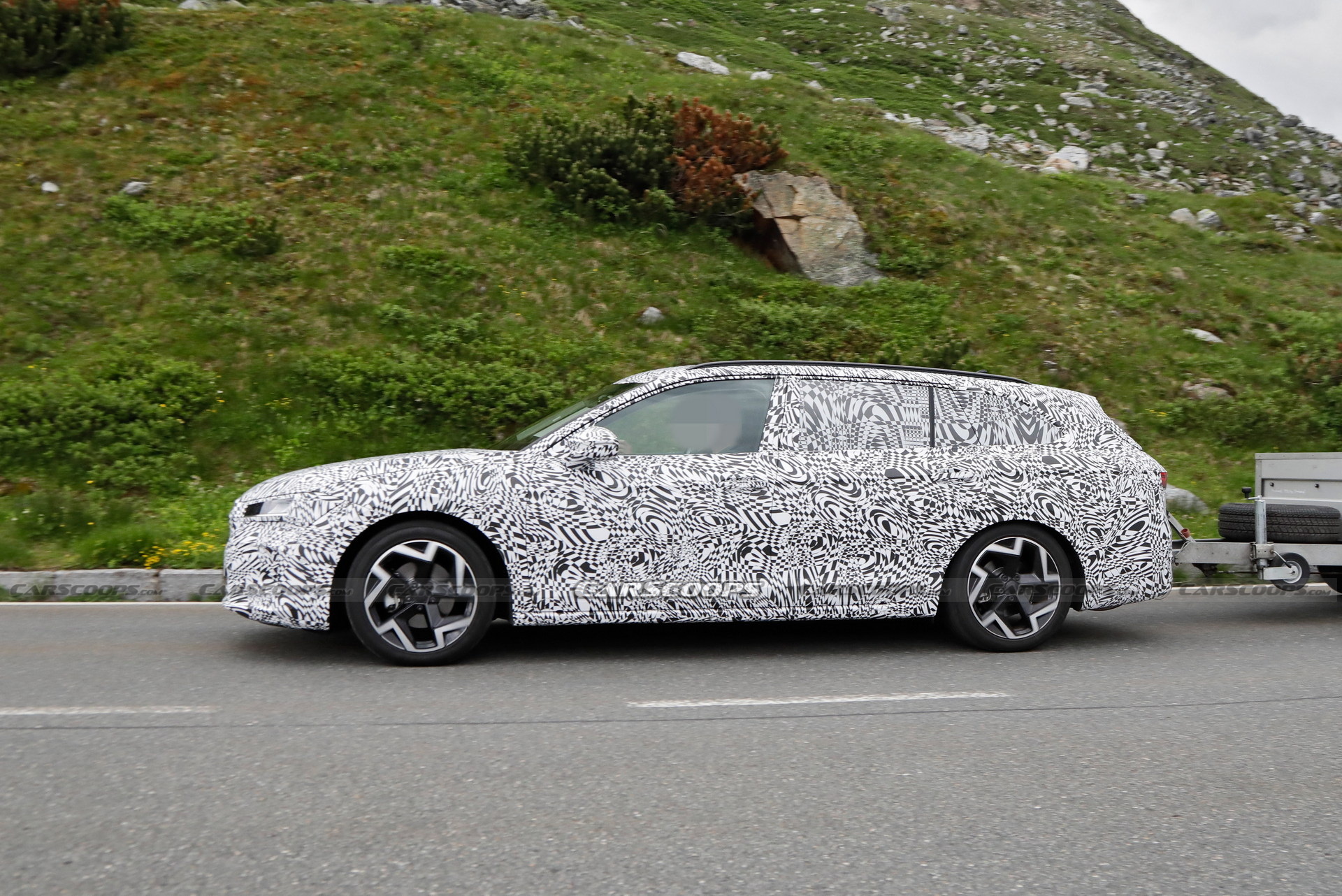 2023 Skoda Superb Combi Spied Wearing Final Production Body