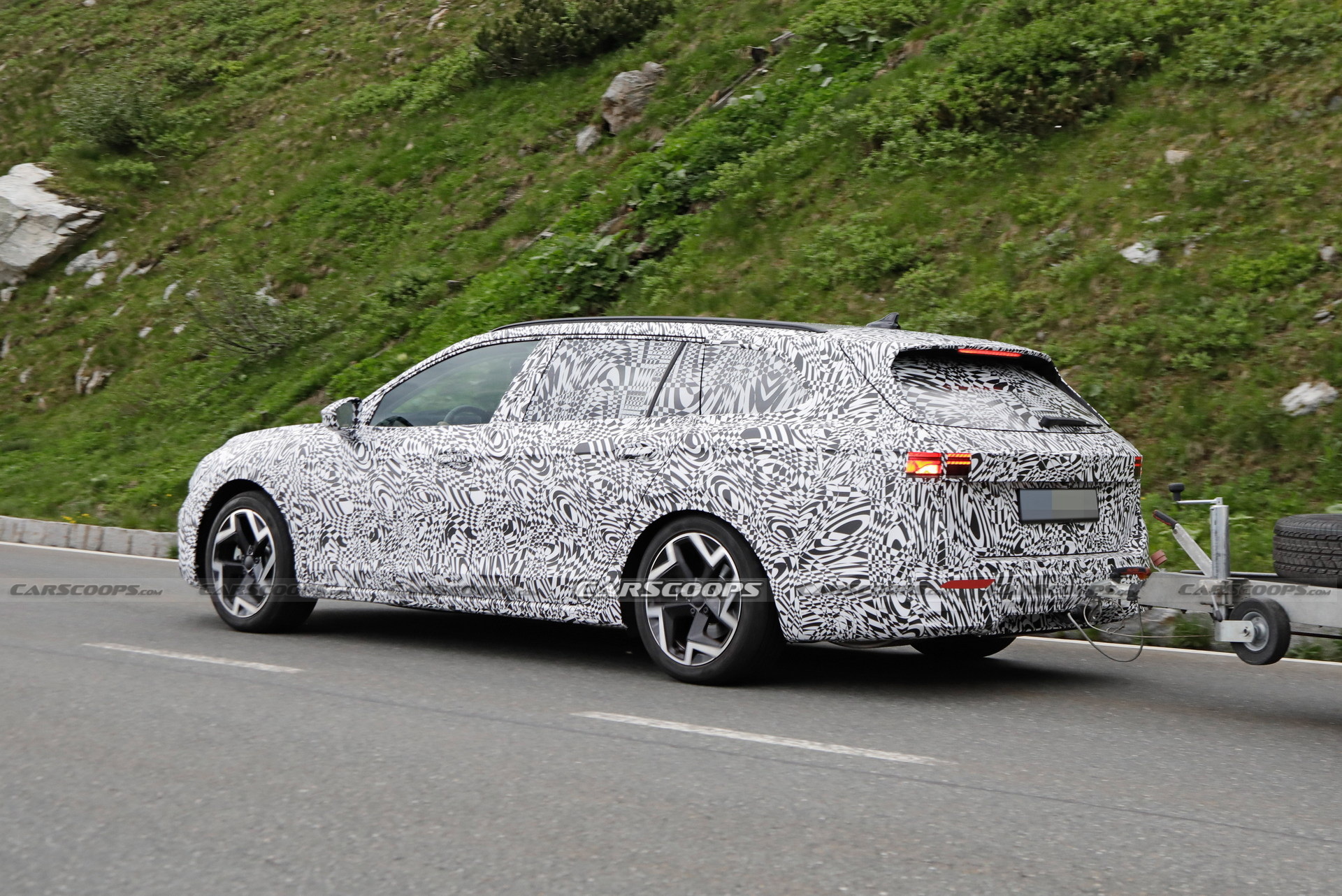 2023 Skoda Superb Combi Spied Wearing Final Production Body