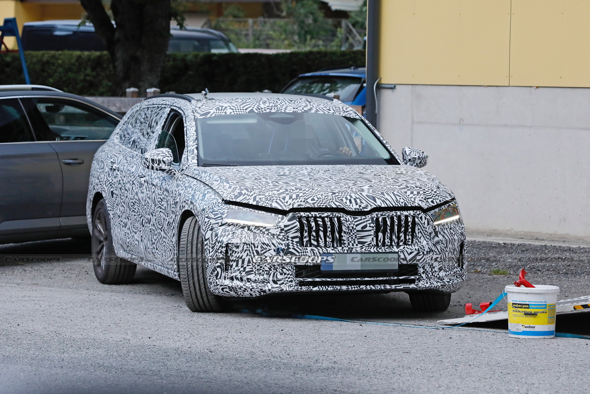 2023 Skoda Superb Combi Spied Wearing Final Production Body