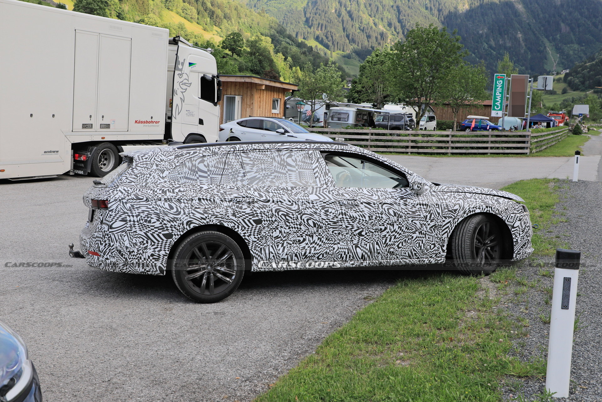 2023 Skoda Superb Combi Spied Wearing Final Production Body