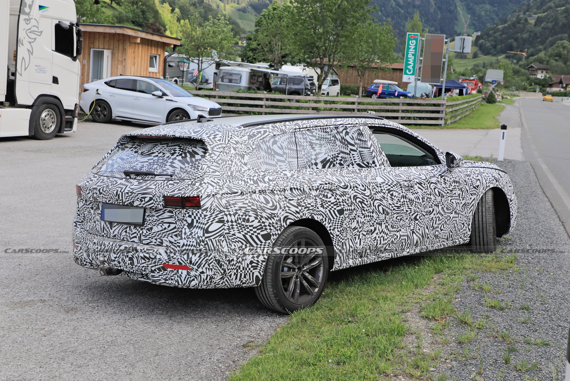 2023 Skoda Superb Combi Spied Wearing Final Production Body