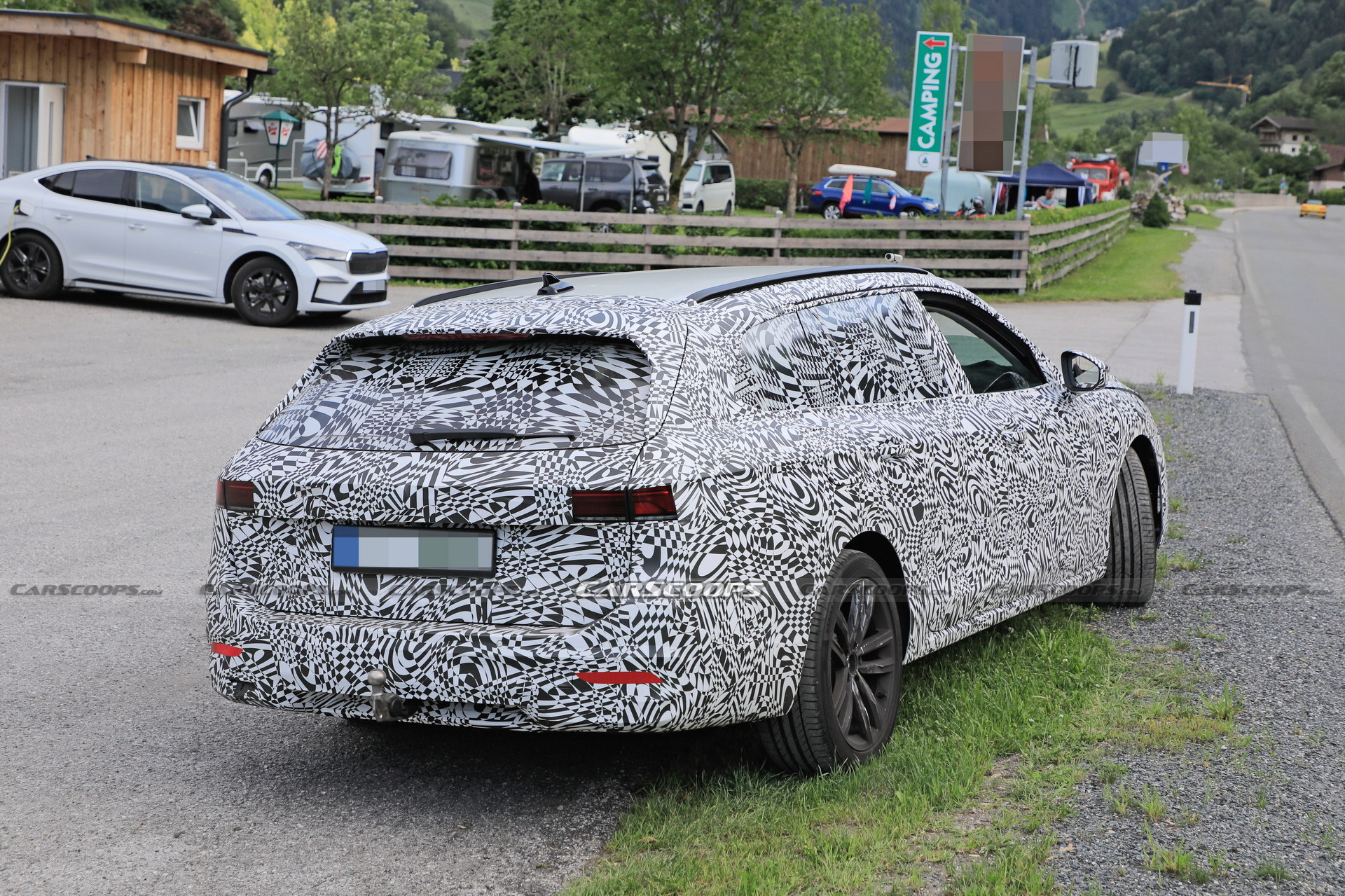 2023 Skoda Superb Combi Spied Wearing Final Production Body