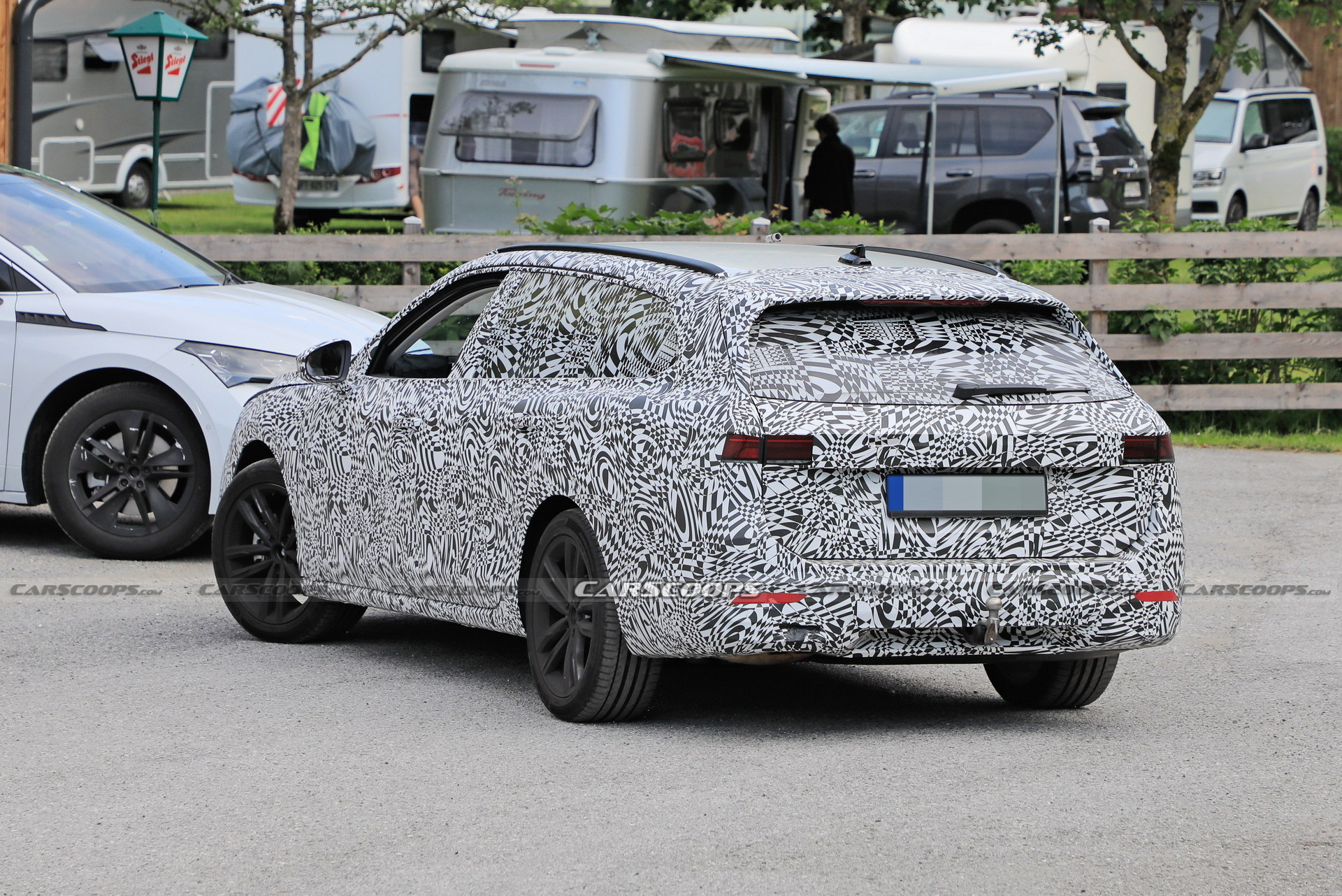 2023 Skoda Superb Combi Spied Wearing Final Production Body
