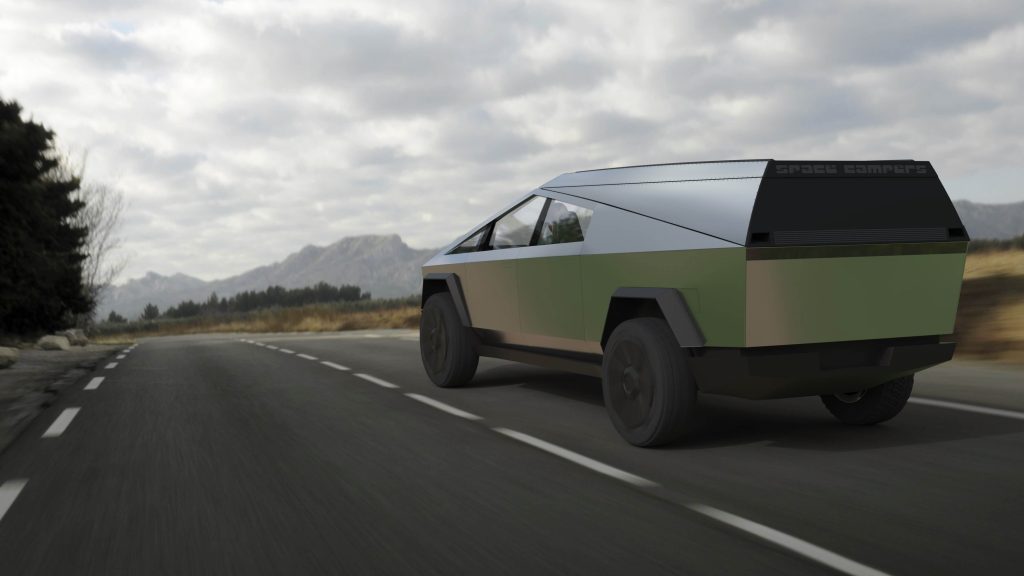 This $24,000 Space Camper For The Tesla Cybertruck Looks Pretty Impressive