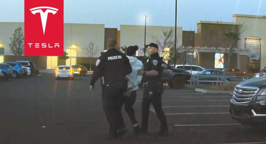 Man Keys Tesla And Gets Captured By Sentry Mode, Ends Up In Police Custody Not Long After