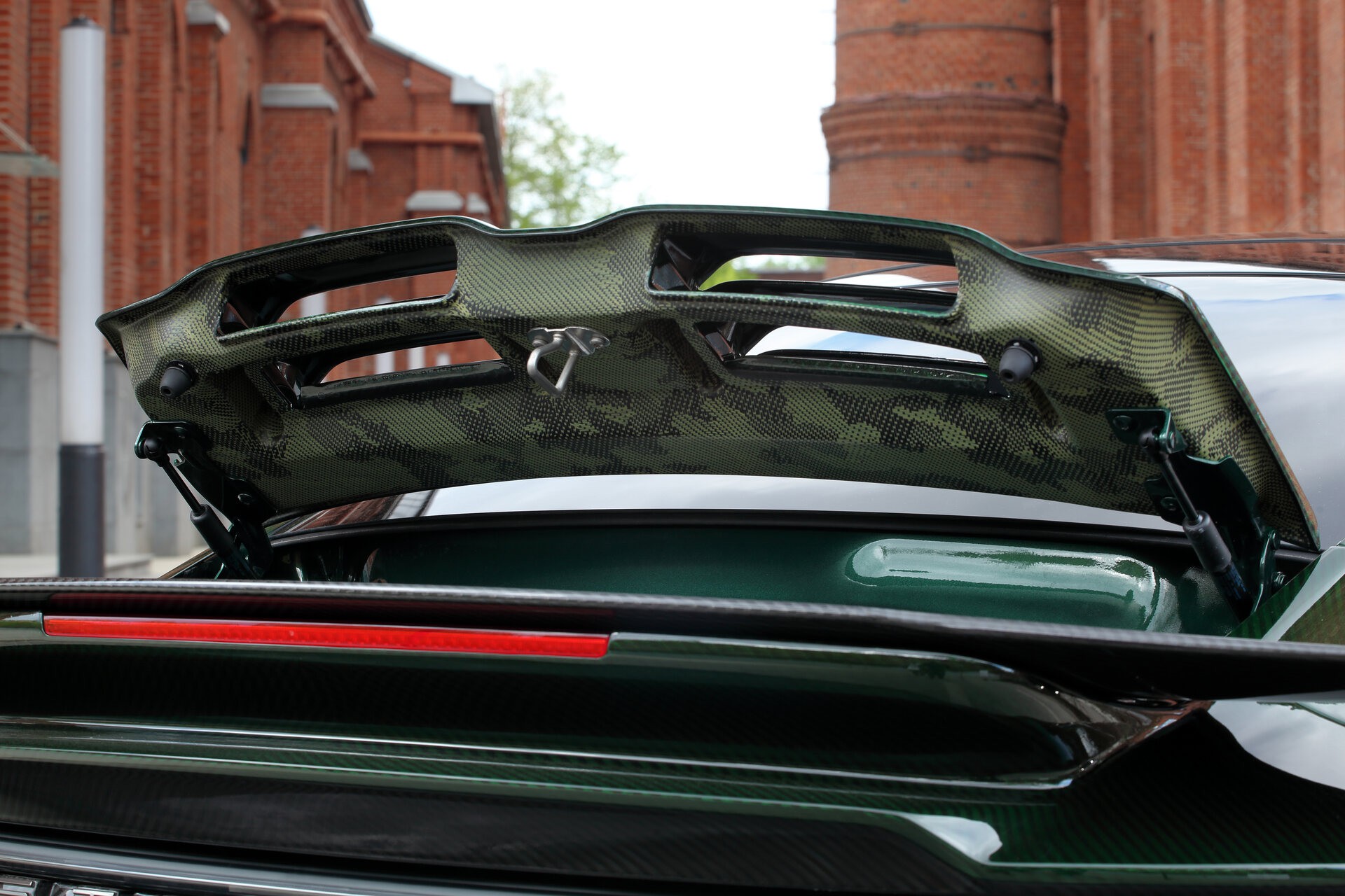 This Porsche 911 Turbo S From TopCar Is Wearing Nothing But Green Carbon Fiber