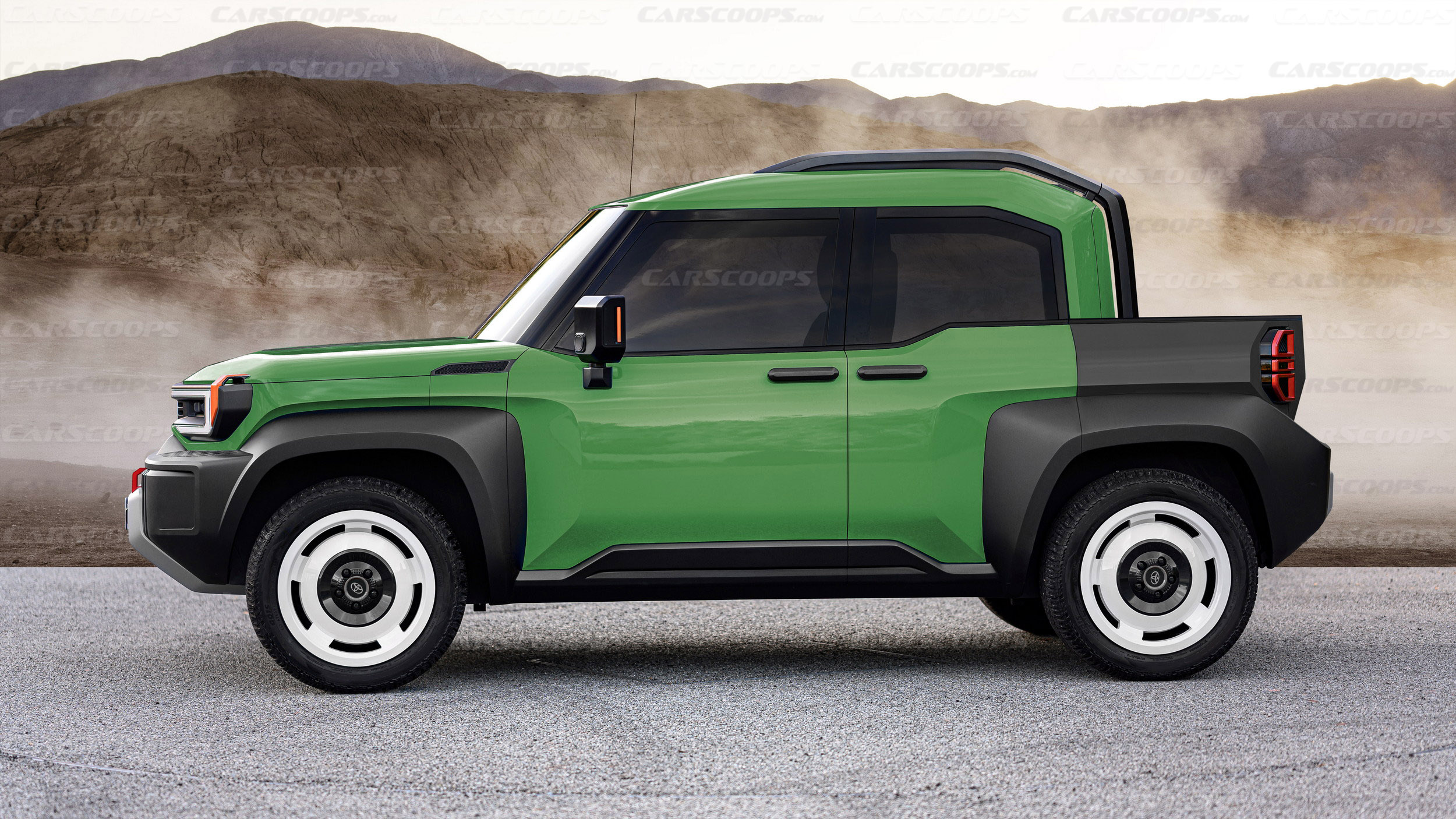 Toyota Compact Cruiser EV Looks Awesome In Pickup Form