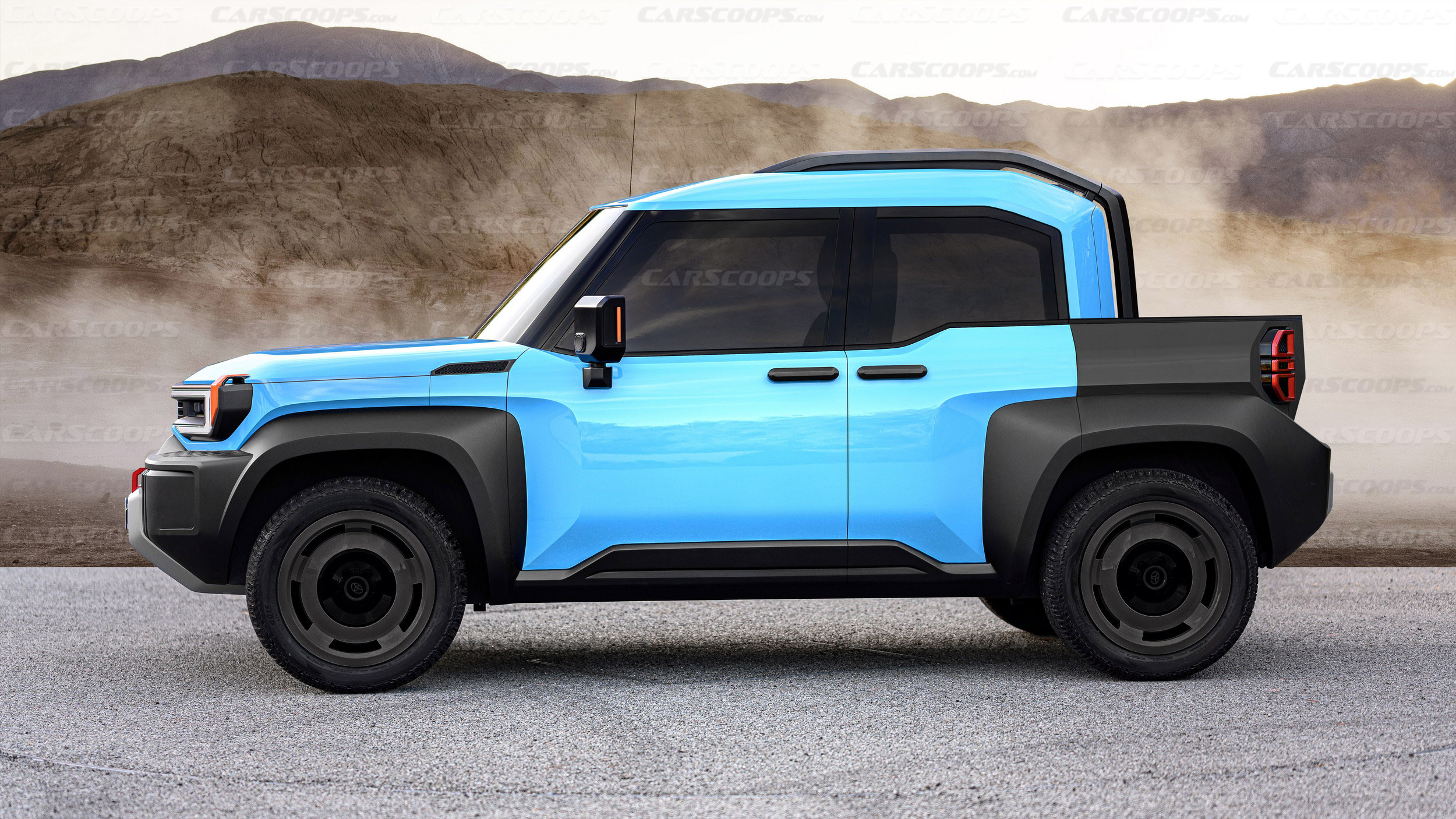 Toyota Compact Cruiser EV Looks Awesome In Pickup Form