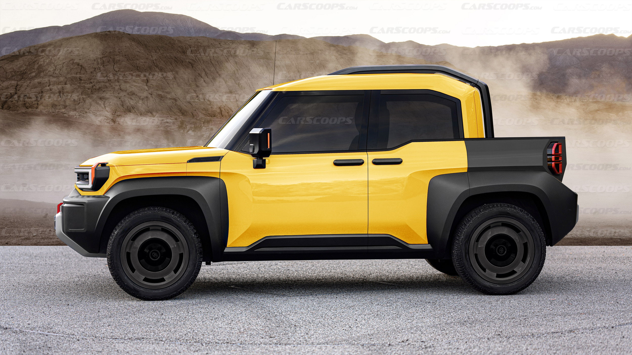 Toyota Compact Cruiser EV Looks Awesome In Pickup Form