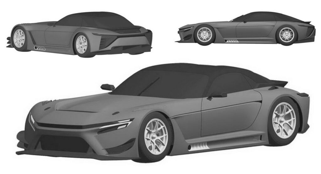  Toyota GR GT3 Concept Hits The Patent Office Without The Massive Rear Wing