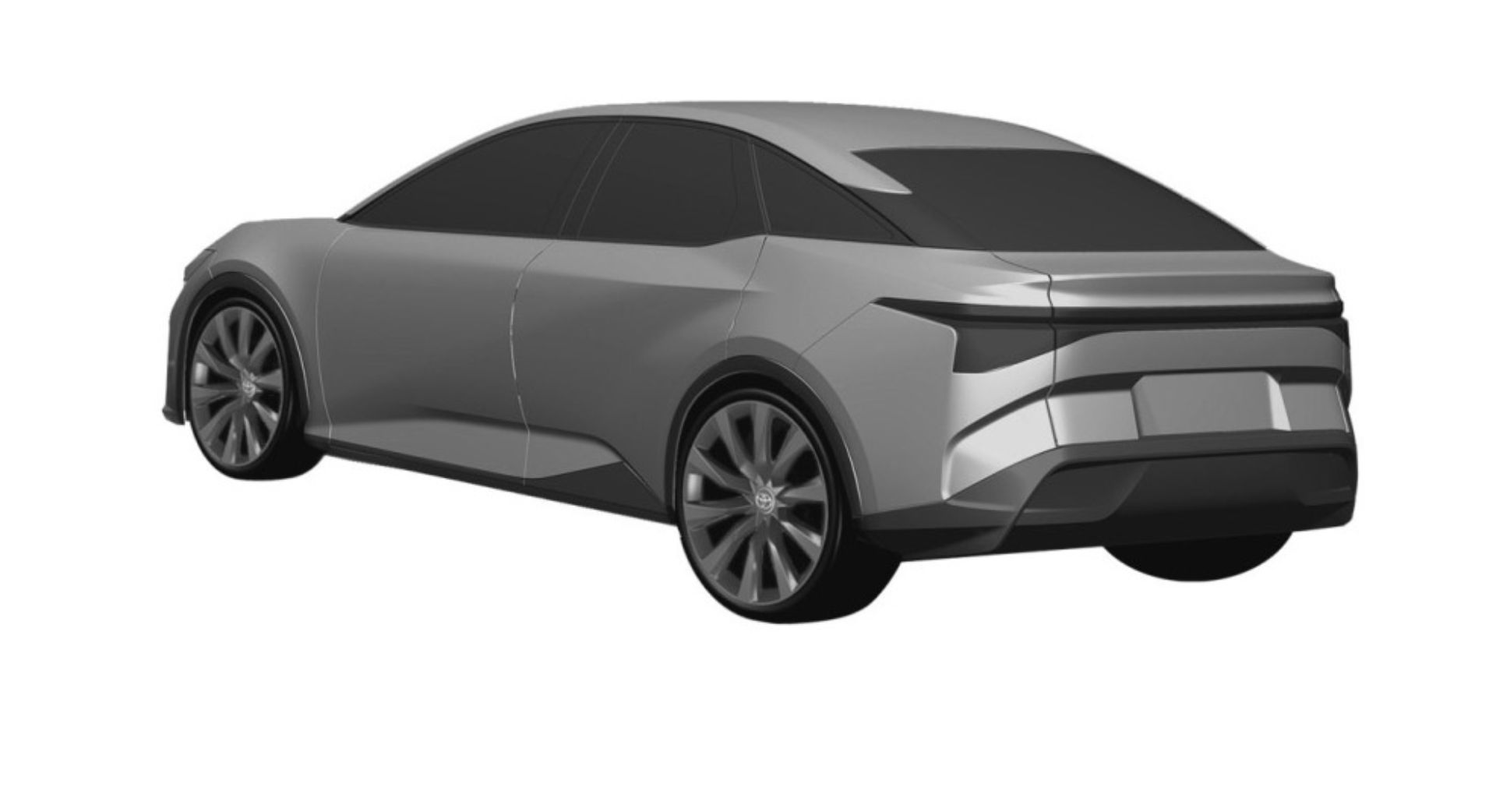 Toyota bZ SDN Patent Images Preview EV Sedan For China