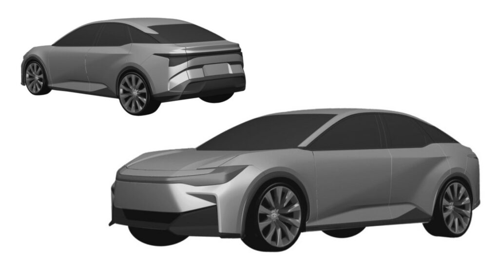  Toyota bZ SDN Patent Images Preview EV Sedan For China