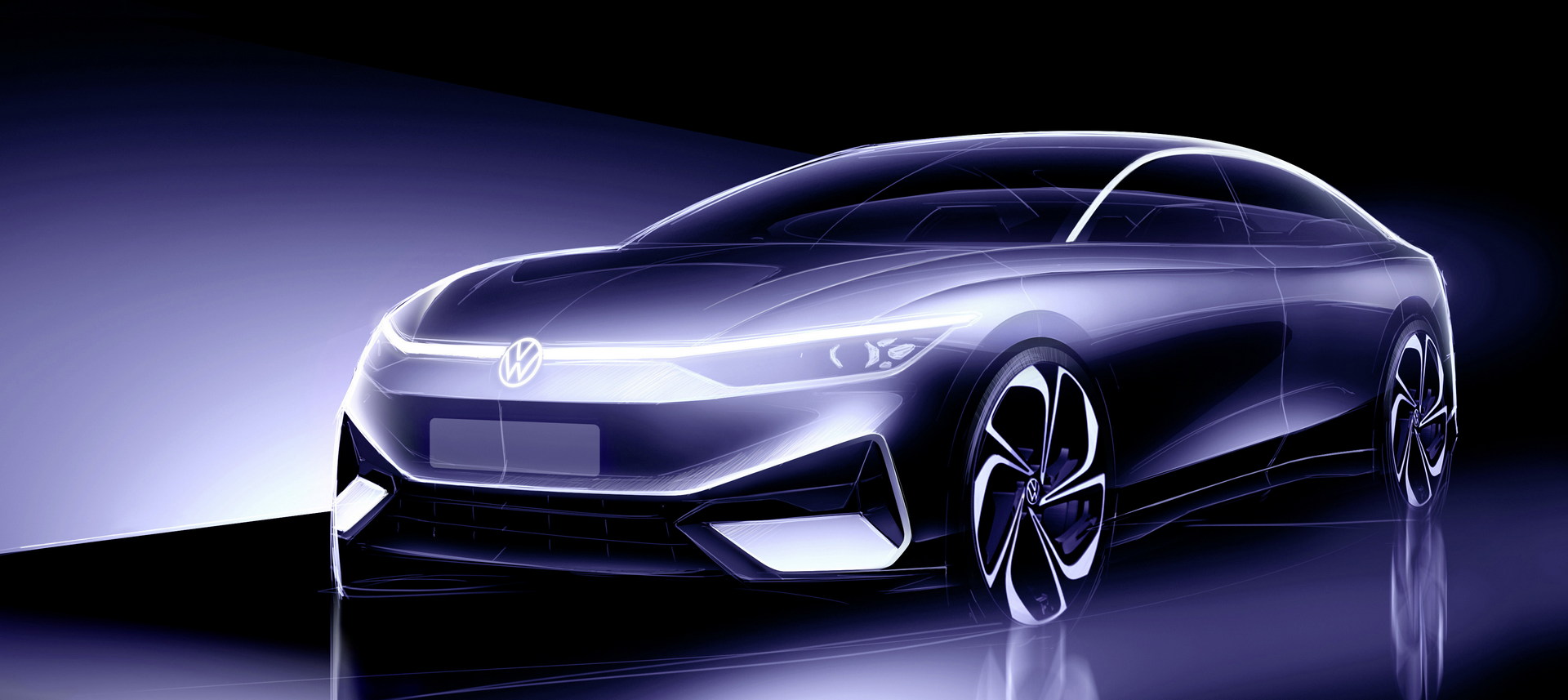 VW ID. AERO Teased As A New Mid-Size Electric Sedan For China, North America, And Europe