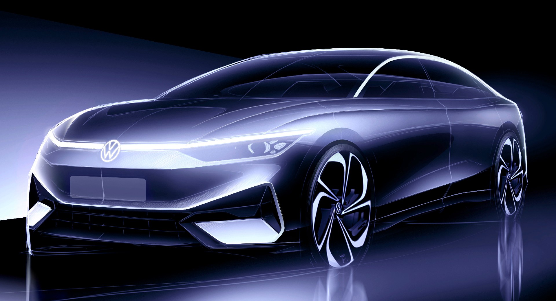 VW ID. AERO Teased As A New Mid-Size Electric Sedan For China, North America, And Europe