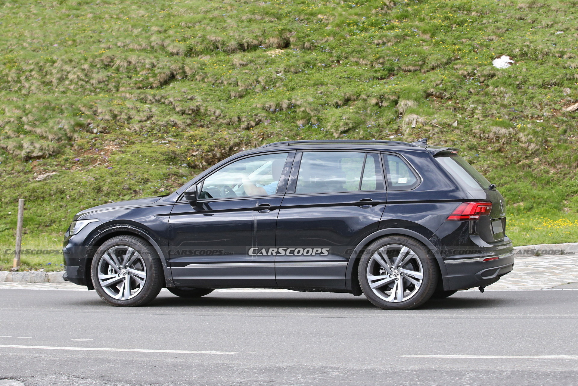 VW Tiguan EV Mules Spied In Current Model’s Clothing With Covered Grilles