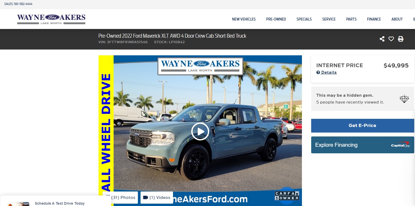 Ford Dealers Marking Up Used Mavericks Like They’re Better Than New