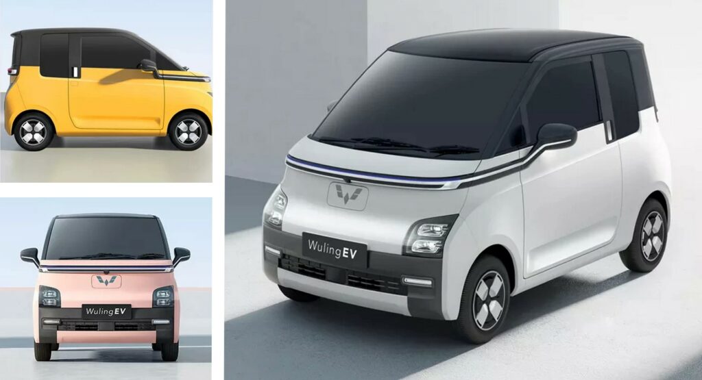  Wuling EV Previewed In Indonesia With Tiny Wheels And A Face Inspired By VR Glasses