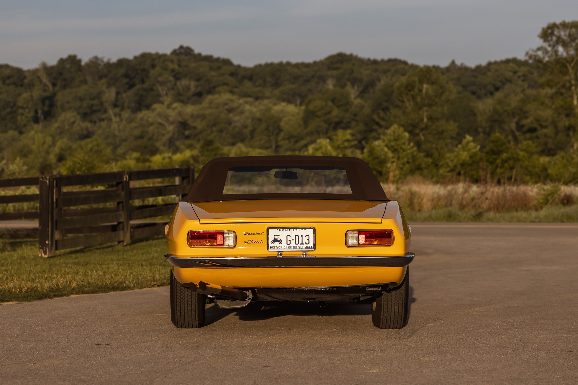 The Very First 1968 Maserati Ghibli Spyder Prototype Is Being Sold In Monterey