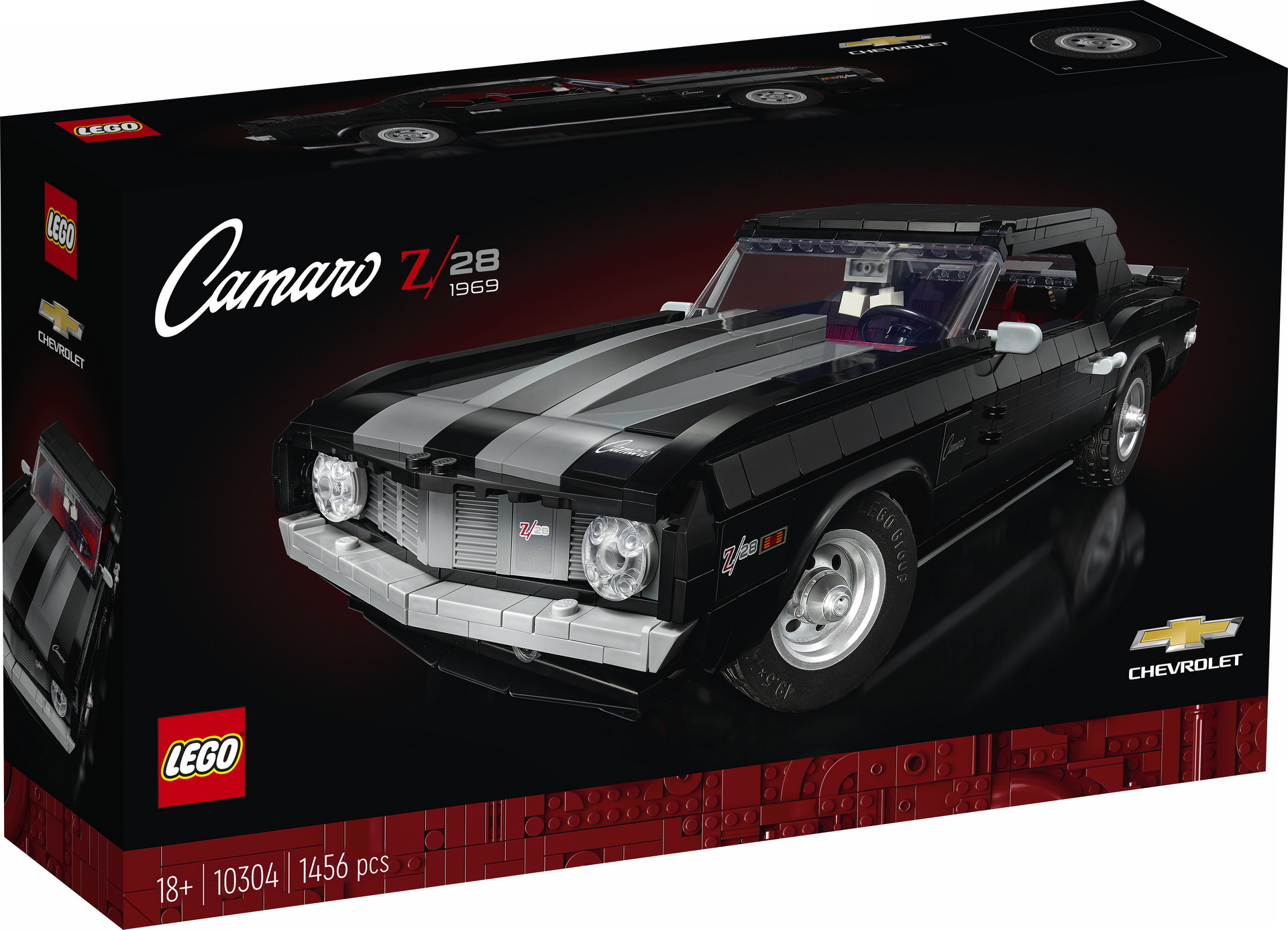 LEGO Unveils New 1,400-Piece 1969 Chevrolet Camaro Z28 Kit