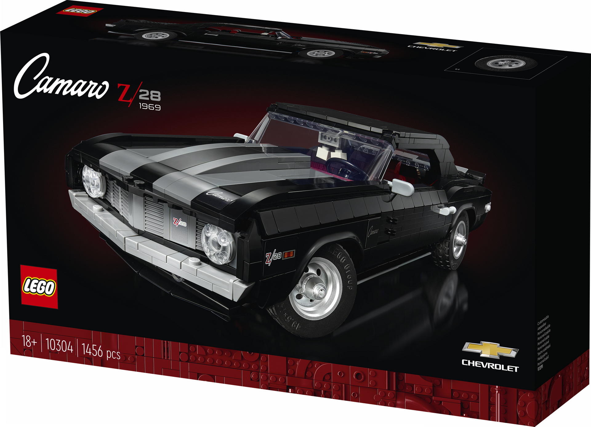 LEGO Unveils New 1,400-Piece 1969 Chevrolet Camaro Z28 Kit