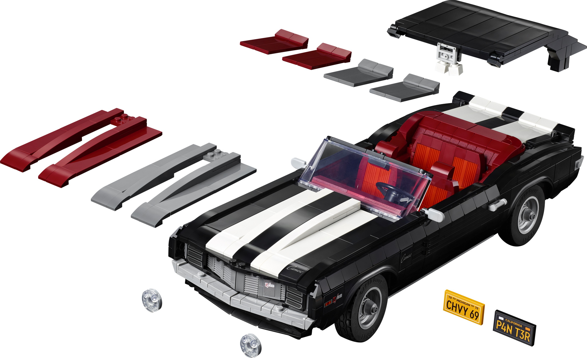 LEGO Unveils New 1,400-Piece 1969 Chevrolet Camaro Z28 Kit