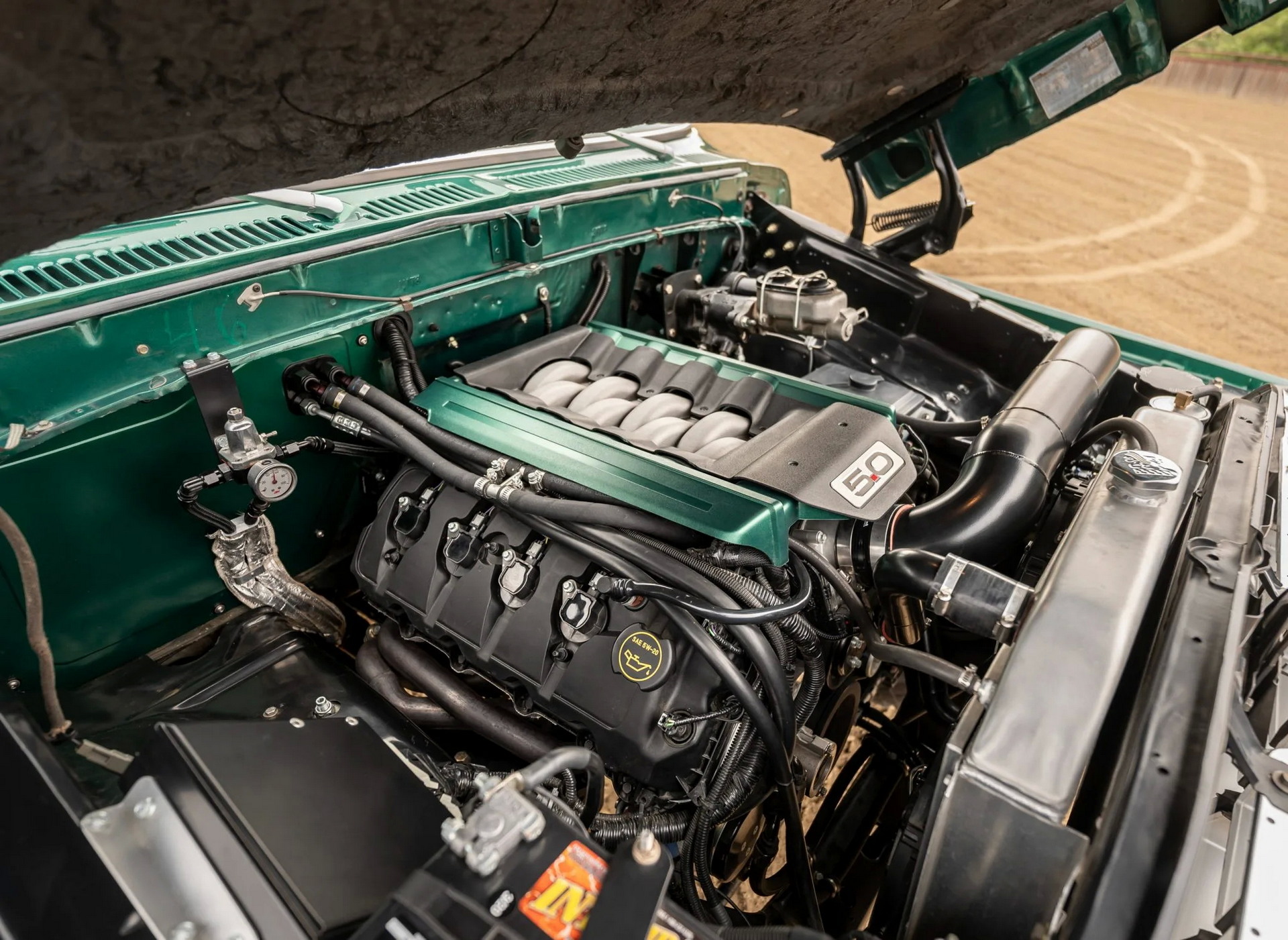This Classic 1974 Ford Bronco Has Got A Coyote V8 Under Its Hood