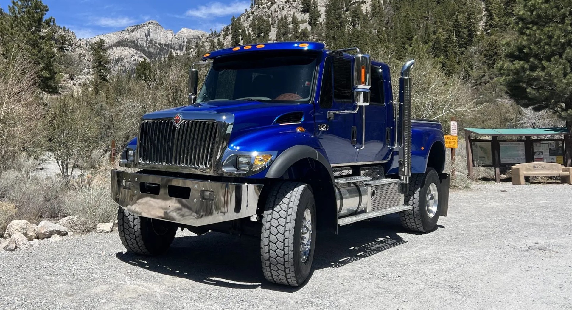 This Low-Mileage 2006 International CXT Dump Truck Will Let You Look Down On The New Hummer EV Auto Recent