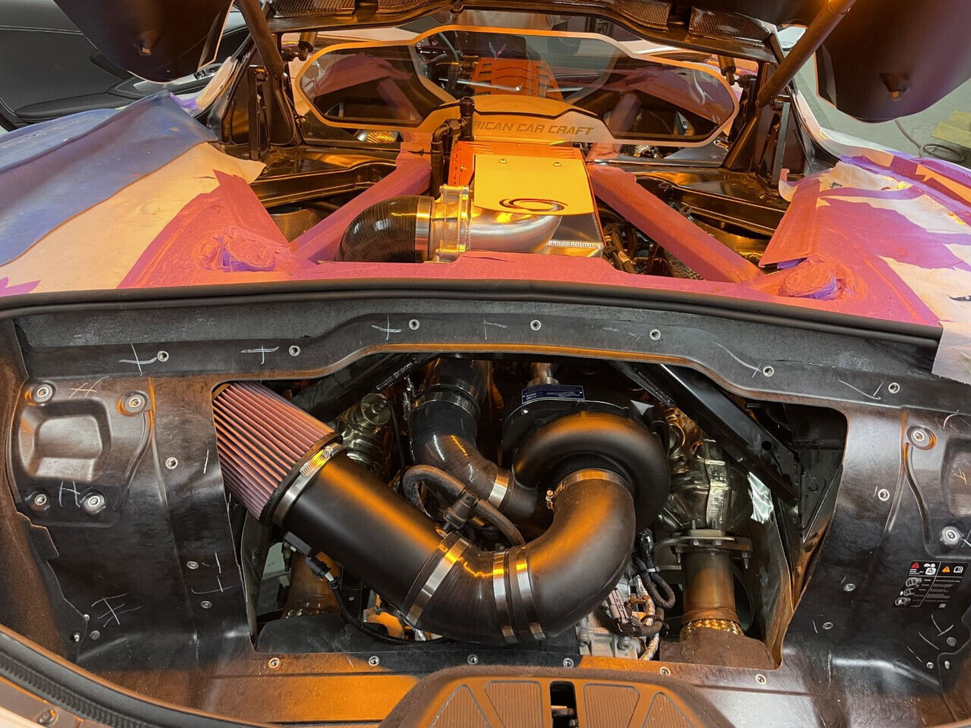 Buy This One Of One SEMA Show Supercharged C8 Corvette And Go Scare Supercars