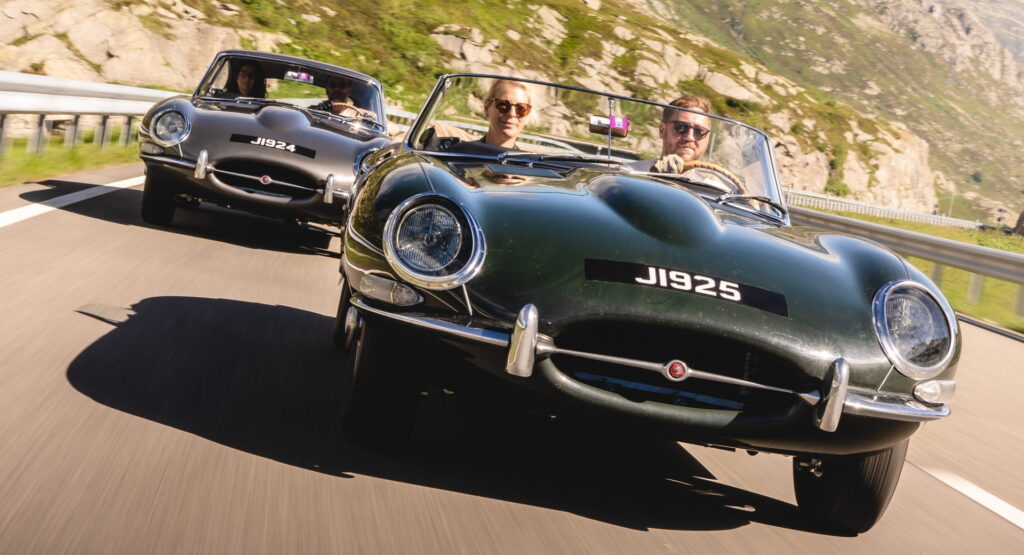  Owners Of Jaguar E-Type 60 Collection Edition Tributes Treated To Historic And Luxurious Geneva Drive