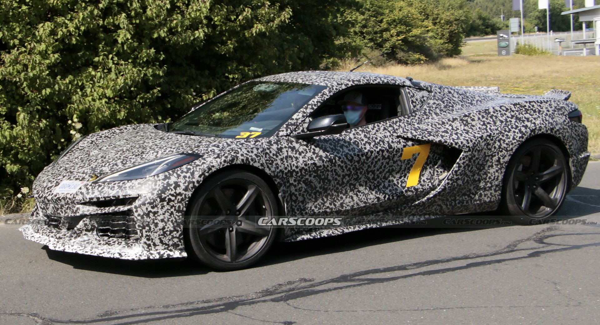 Trio Of Corvette C8s Spied At Nürburgring Suspected Of Being E-Rays