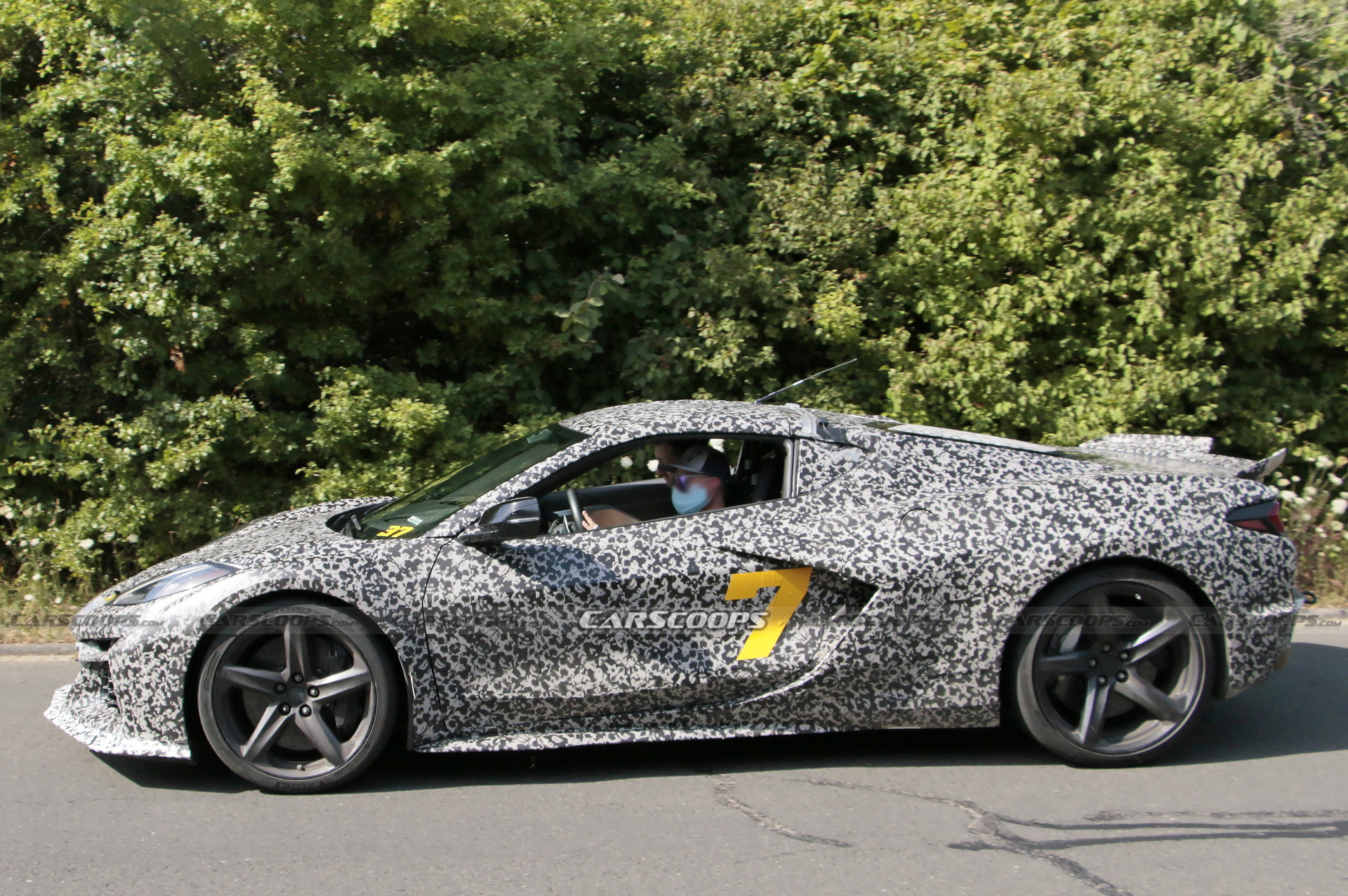 Trio Of Corvette C8s Spied At Nürburgring Suspected Of Being E-Rays