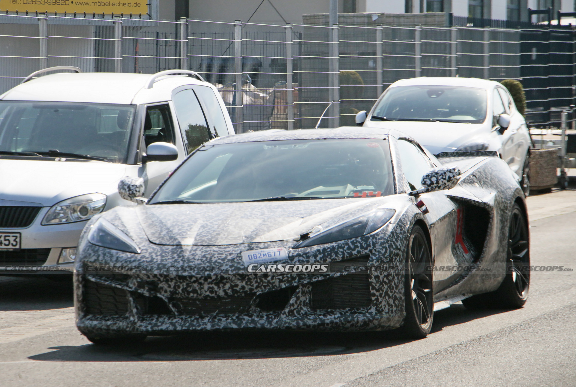 Trio Of Corvette C8s Spied At Nürburgring Suspected Of Being E-Rays