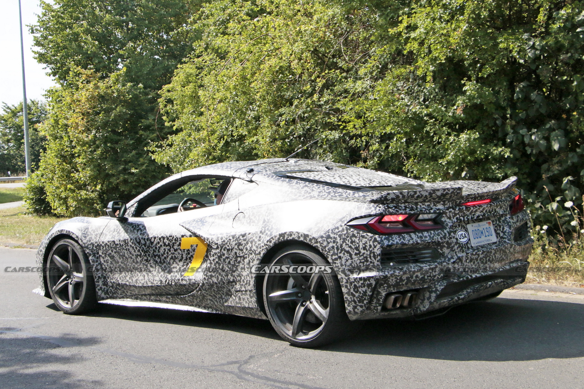 Trio Of Corvette C8s Spied At Nürburgring Suspected Of Being E-Rays