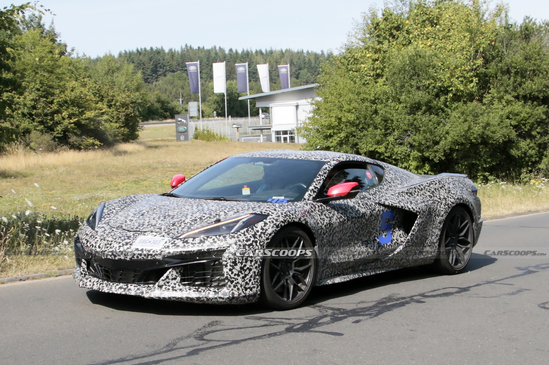 Trio Of Corvette C8s Spied At Nürburgring Suspected Of Being E-Rays